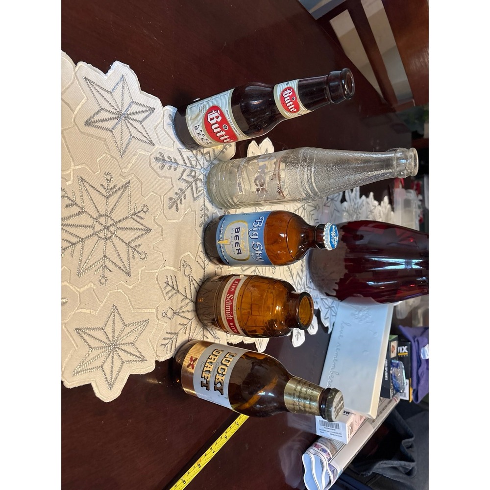 Vintage beer bottles